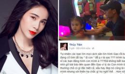 Thủy Tiên lần đầu lên tiếng việc con gái bị lộ mặt