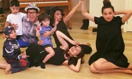 Hà Hồ nhí nhảnh mở tiệc đón Halloween cùng con trai