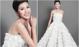 Thúy Vân gây chú ý với trang phục dạ hội đính hoa anh đào