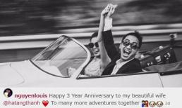 Chồng Tăng Thanh Hà ngọt ngào với vợ kỷ niệm 3 năm ngày cưới