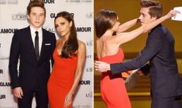 Con trai cả nhà Becks bảnh bao trao giải 'Phụ nữ của năm' cho mẹ