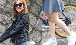 Minh Hằng bị 'săm soi' chân ngắn và cơ bắp