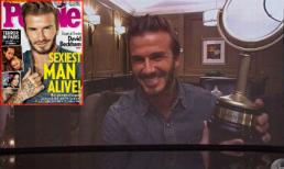 Beckham là 'Người đàn ông quyến rũ nhất thế giới' năm 2015