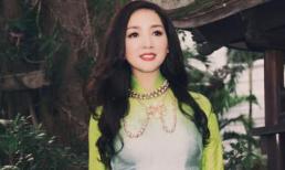 Hoa hậu Giáng My khoe vẻ đẹp nền nã khi diện áo dài