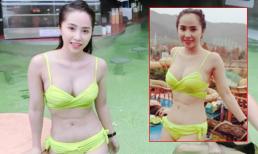 Quỳnh Nga diện áo tắm ghi hình giữa trời giá rét xứ Hàn
