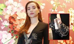 Hà Hồ bị chê khi diện đồ hiệu trăm triệu nhưng lại dùng điện thoại kém sang