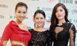 Vương Thu Phương lộng lẫy trên thảm đỏ TVB