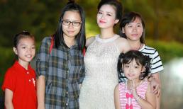 Dương Hoàng Yến được khán giả nhí vây quanh