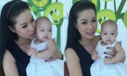 Con gái Trịnh Kim Chi diện váy trắng xinh như công chúa