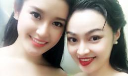 Nữ doanh nhân, đại sứ thương hiệu mỹ phẩm Vivant Joie đọ sắc cùng á hậu Huyền My