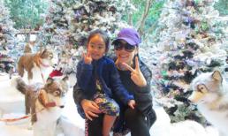 Thu Phương vui vẻ bên con gái chuẩn bị đón lễ Tạ ơn ở Mỹ