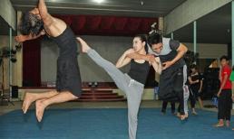 Diễn viên Cao Mỹ Kim tung cú đấm thép hạ gục ba cascadeur