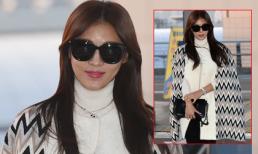 Ha Ji Won sành điệu ở sân bay lên đường đi dự MAMA 2015
