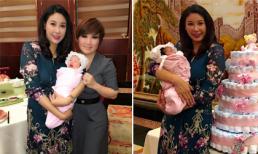 Hoa hậu Hà Kiều Anh tổ chức tiệc đầy tháng hoành tráng cho con gái