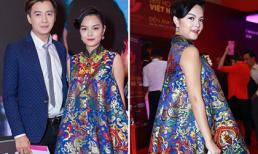 Phạm Quỳnh Anh khéo léo che bụng bầu trên thảm đỏ?