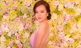 Kiều Ngân gợi cảm với đầm hở lưng tại tiệc tối