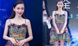 Angela Baby rạng rỡ khi diện váy 2 dây xuất hiện tại sự kiện