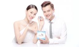 Nam Cường & Lê Hà làm người mẫu cho mỹ phẩm Angel P Beauty