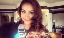 Phạm Hương gây sốt với hình ảnh tự trang điểm tại Miss Universe 2015