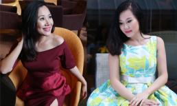 MC Nguyệt Ánh với phong cách đầm dự tiệc tinh tế và sang trọng