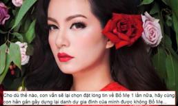 Ngọc Thúy muốn hàn gắn với bố mẹ sau khi thắng kiện