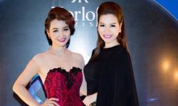 Hoa hậu Bùi Thị Hà khoe sắc cùng Mai Thu Huyền, Thu Hương tại sự kiện