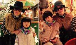 Danh hài Thúy Nga rạng rỡ đi mua sắm cùng con gái