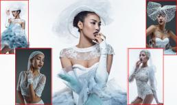 Lan Khuê táo bạo với váy cưới kiểu dáng nội y