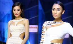 Quanh Đi, Diệu Huyền khoe tối đa đường cong cơ thể trên sàn diễn