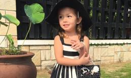 Con gái Hồng Nhung sành điệu như mẫu nhí