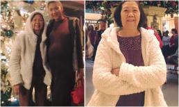 Mẹ Ngọc Quyên vượt 'nửa vòng trái đất' sang Mỹ chăm con đẻ