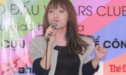 Nhật Thủy 'quậy tưng bừng' trong đêm Gala dinner ra mắt V-Stars