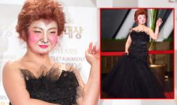 Sao nữ Hàn gây sốc với kiểu hóa trang mặt thú trên thảm đỏ