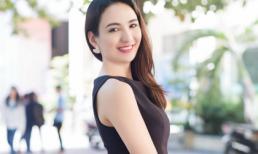 Hoa hậu Ngọc Diễm diện style thanh lịch đi gặp gỡ sinh viên