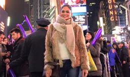Hoa hậu Hoàn vũ 2015 lần đầu đón năm mới tại New York
