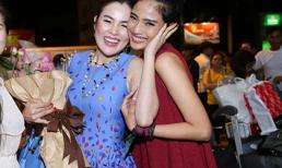 Trương Thị May diện đầm ren đơn giản gây chú ý ở sân bay