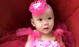 Con gái Trịnh Kim Chi diện váy hồng xinh như công chúa