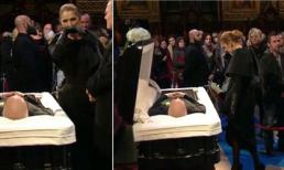 Celine Dion khóc bên linh cữu chồng trong đám tang