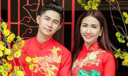 Nam thần Ray Võ và Phan Thi Mơ hạnh phúc ngày xuân