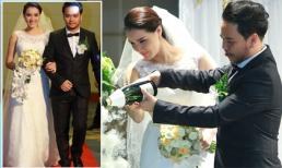 Trang Nhung rạng rỡ trong đám cưới lần 2 tại Hà Nội