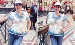 Lưu Hiểu Khánh ăn mặc sến sẩm dù đã lục tuần