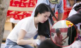 Ngọc Trinh giữ lời hứa giúp đỡ cụ già 80 tuổi bán hủ tiếu