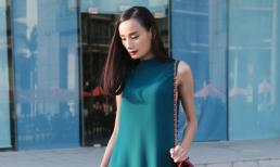 Lê Thúy “lẻ bóng” dạo phố ngày lễ Tình nhân