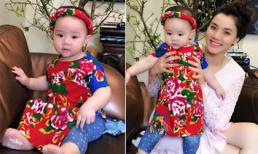 Con gái Trang Nhung đáng yêu khi diện áo dài