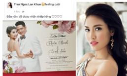 Showbiz bất ngờ vì thiệp cưới của Bình Minh - Diễm My 9X