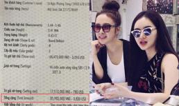 Angela Phương Trinh lại tạo 'sóng gió' khi lộ hóa đơn mua đồ gần trăm triệu