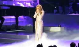 Celine Dion nghẹn ngào khi hát về người chồng quá cố