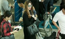 Hồ Ngọc Hà bình thản xuất hiện ở sân bay giữa 'tâm bão'