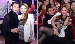 Thanh Thảo thân thiết, ngồi vào lòng trai trẻ trong tiệc sinh nhật