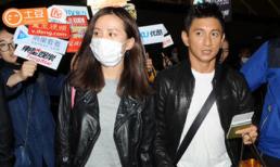 Ngô Kỳ Long và vợ bị fans bao vây ở sân bay khi đến Bali làm đám cưới